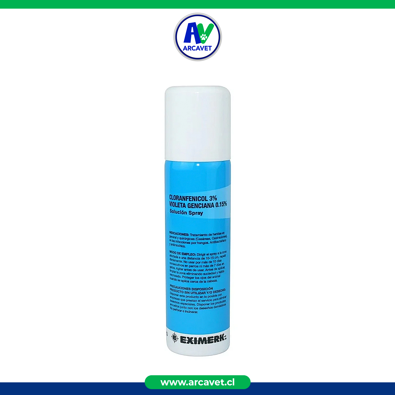 Cloranfenicol 3%. ( Solución Spray)