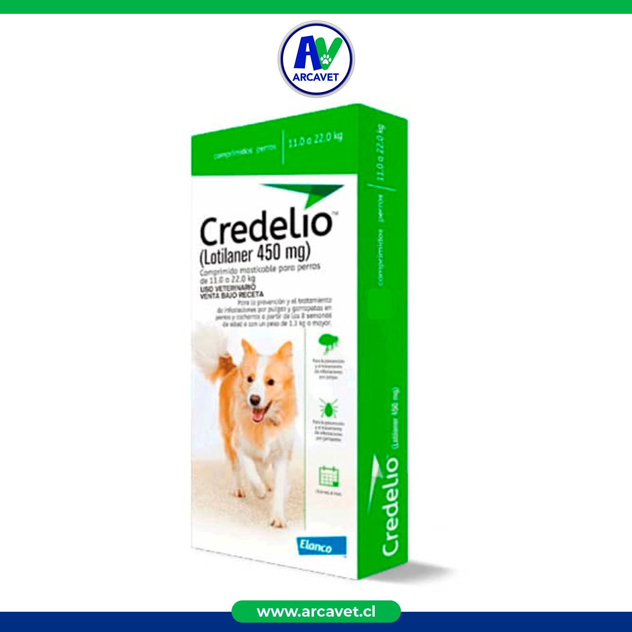 Credelio (perro 11-22 kg)