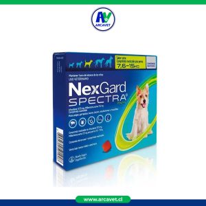 Antiparasitario masticable perro NexGard SPECTRA 7,6 a 15 Kg
