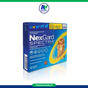 Antiparasitario masticable perro NexGard SPECTRA 3,6 a 7,5 Kg