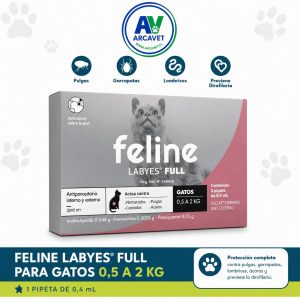 Pipeta gato Feline 0,5 a 2 Kg
