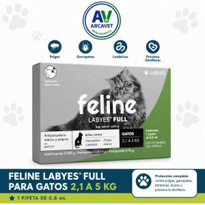 Pipeta gato Feline 2,1 a 5 Kg