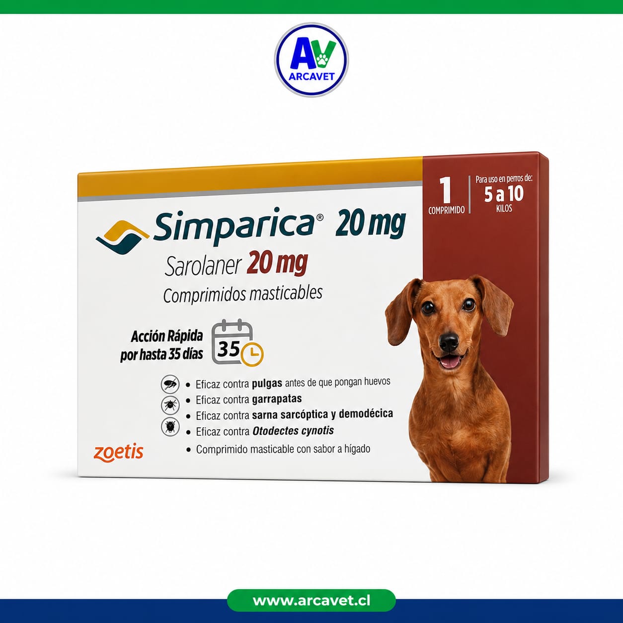 Simparica 5 a 10 Kg